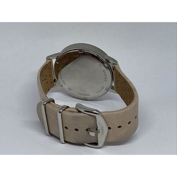 Fossil Gazer ES4163 Women's Leather Analog Pink Dial Quartz Genuine Watch KS741 - Picture 10 of 12